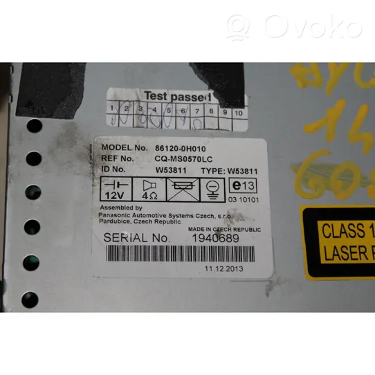 Toyota Aygo AB10 Panel / Radioodtwarzacz CD/DVD/GPS 