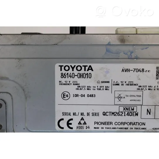 Toyota Aygo AB40 Panel / Radioodtwarzacz CD/DVD/GPS 