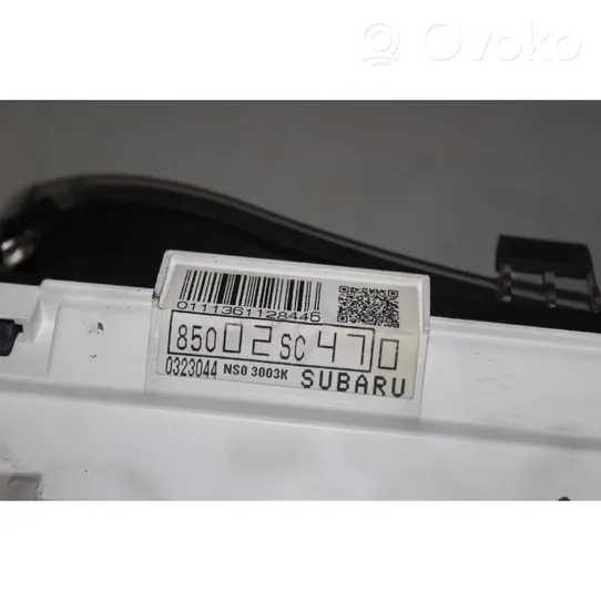 Subaru Forester SH Tachimetro (quadro strumenti) 