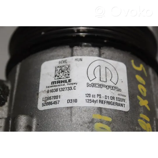 Fiat 500X Air conditioning (A/C) compressor (pump) 