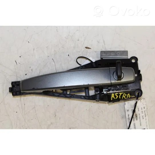 Opel Astra J Front door exterior handle 