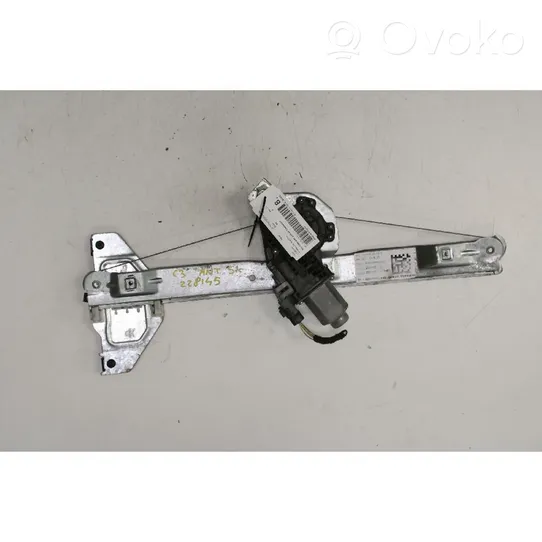 Citroen C3 Front door window regulator with motor 