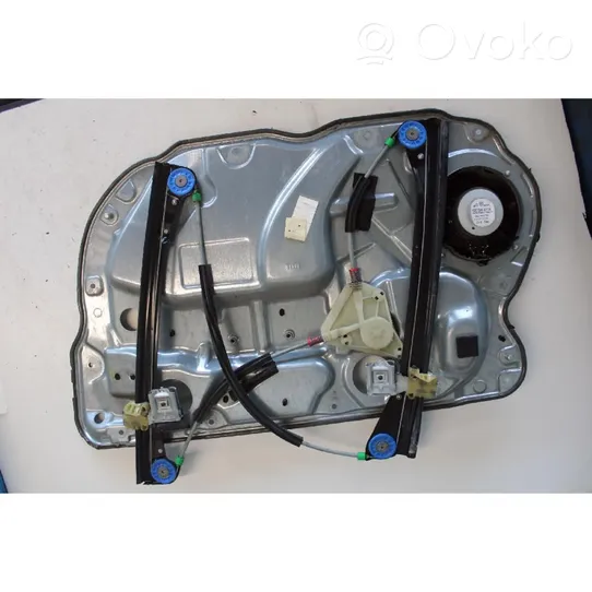 Volkswagen Polo IV 9N3 Front door window regulator with motor 