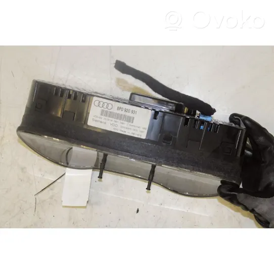 Audi A3 S3 8P Tachimetro (quadro strumenti) 