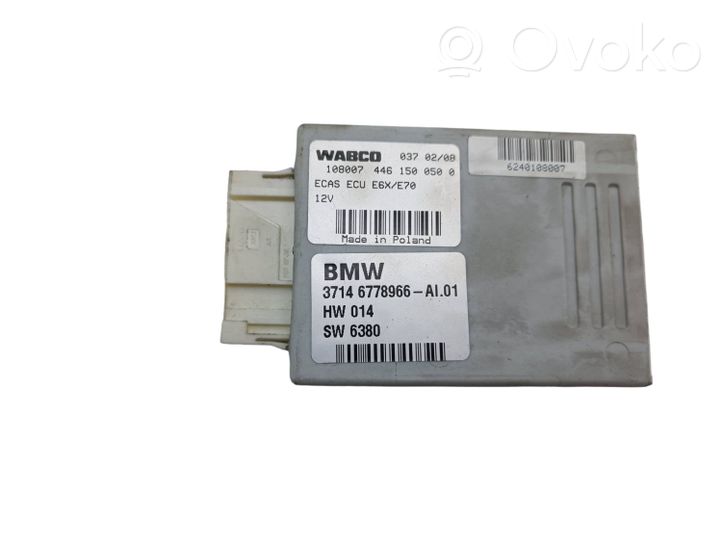 BMW X6 E71 Oro pakabos valdymo blokas (galinės) 37146778966