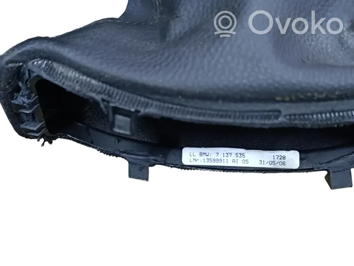 BMW 3 E90 E91 Handbrake lever cover (leather/fabric) 7137535