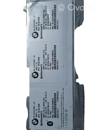BMW X5 E70 Module unité de contrôle Bluetooth 84109174261