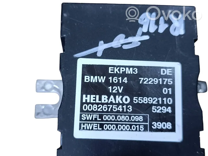 BMW 7 F01 F02 F03 F04 Centralina/modulo pompa dell’impianto di iniezione 7229175