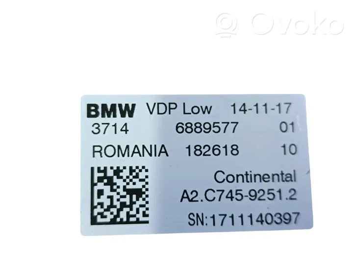 BMW 5 G30 G31 Sterownik / Moduł tylnego zawieszenia pneumatycznego 6889577