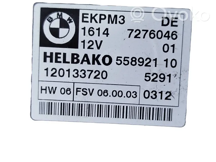 BMW X5 E70 Degalų (kuro) siurblio valdymo blokas 7276046