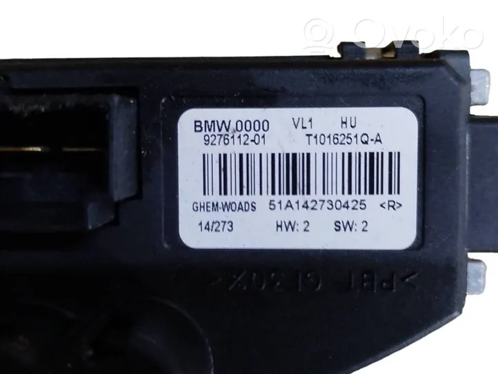 BMW 3 F30 F35 F31 Lämpöpuhaltimen moottorin vastus 9276112