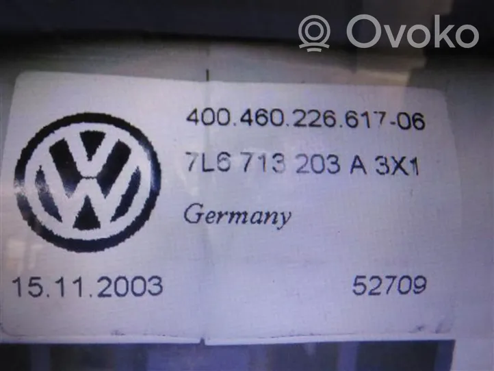 Volkswagen Touareg I Vaihteenvalitsimen verhoilu 7L6713203A