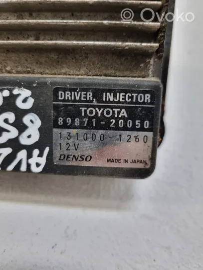 Toyota Avensis T250 Centralina/modulo impianto di iniezione 8987120050