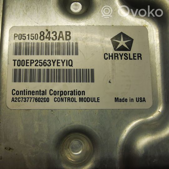 Jeep Cherokee Sterownik / Moduł ECU P05150843AB