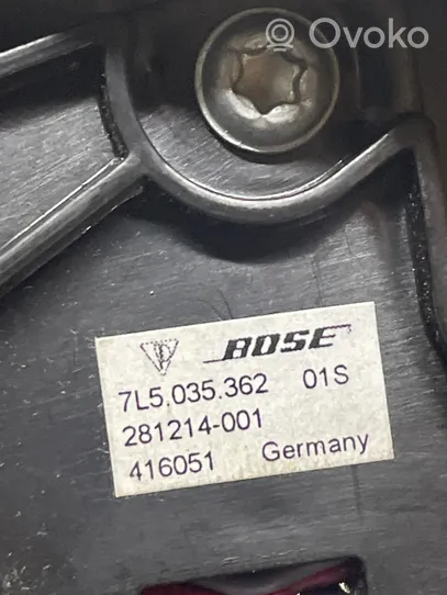 Porsche Cayenne (9PA) Enceinte haute fréquence dans les portes arrière 7L5035362