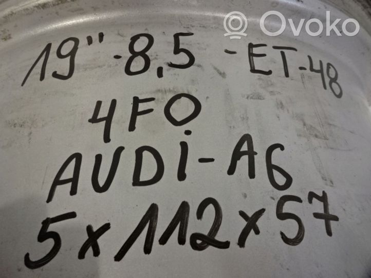 Audi A6 S6 C6 4F Felgi aluminiowe R19 