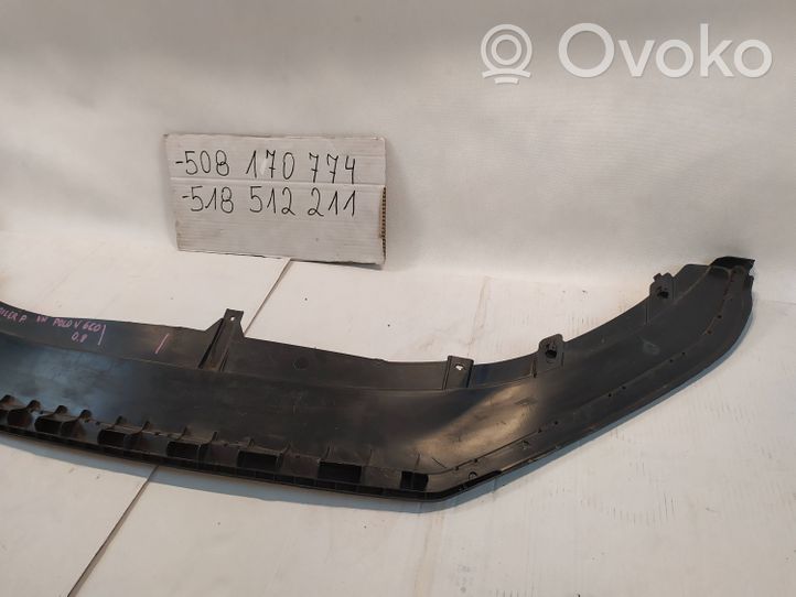 Volkswagen Polo V 6R Rear bumper lower part trim 6C0805915H