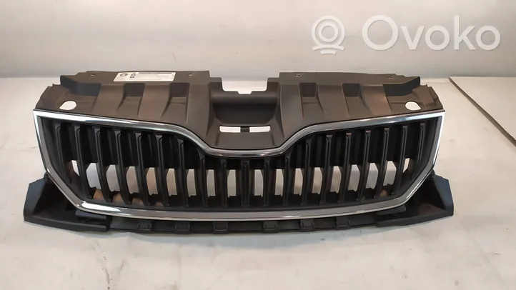 Skoda Fabia Mk3 (NJ) Grille calandre supérieure de pare-chocs avant 6V0853653