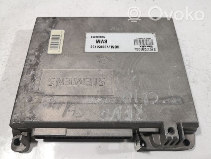 Renault Clio I Calculateur moteur ECU S101729103C