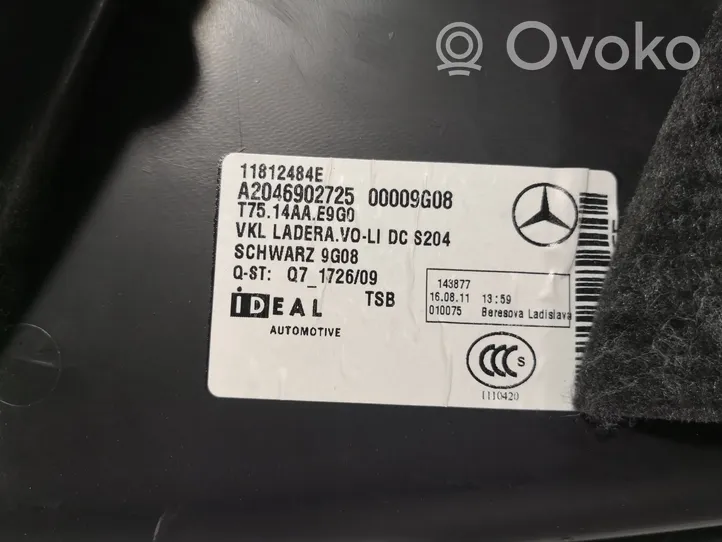 Mercedes-Benz C W204 Panneau, garniture de coffre latérale A2046902725