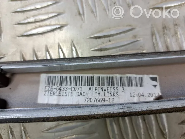 BMW 5 F10 F11 Moulures, baguette de toit 7207669