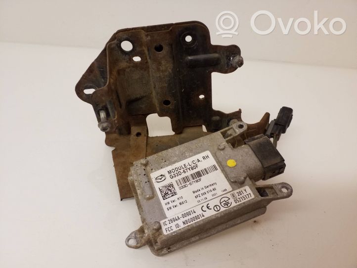 Mazda CX-7 Capteur radar d'angle mort G33D67Y80F