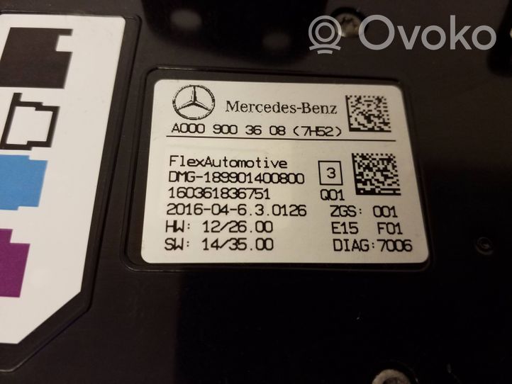 Mercedes-Benz B W246 W242 Éclairage lumière plafonnier avant A0009003608