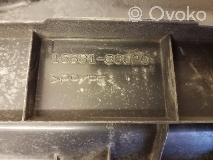 Toyota RAV 4 (XA40) Plaque avant support serrure de capot 1668136020