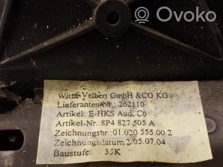 Audi A3 S3 8P Zamek klapy tylnej / bagażnika 8P4827505A