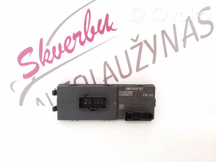 Audi A4 S4 B9 Sterownik / Moduł elektrycznej klapy tylnej / bagażnika 4M0959107