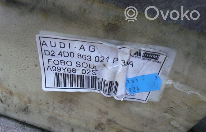 Audi A8 S8 D2 4D Sisäinen matto 