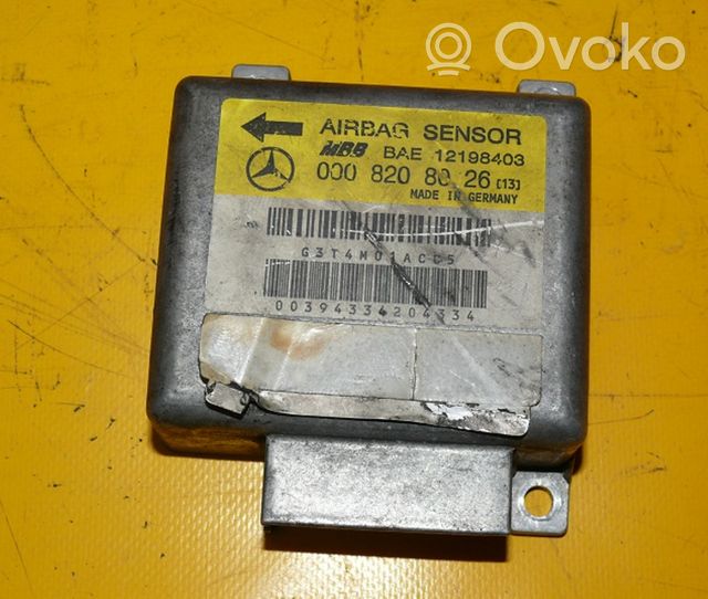 Mercedes-Benz S W140 Unidad de control/módulo del Airbag 0008208026