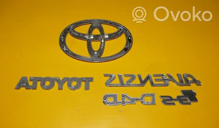 Toyota Avensis T250 Gamintojo ženkliukas/ modelio raidės 75431-05050