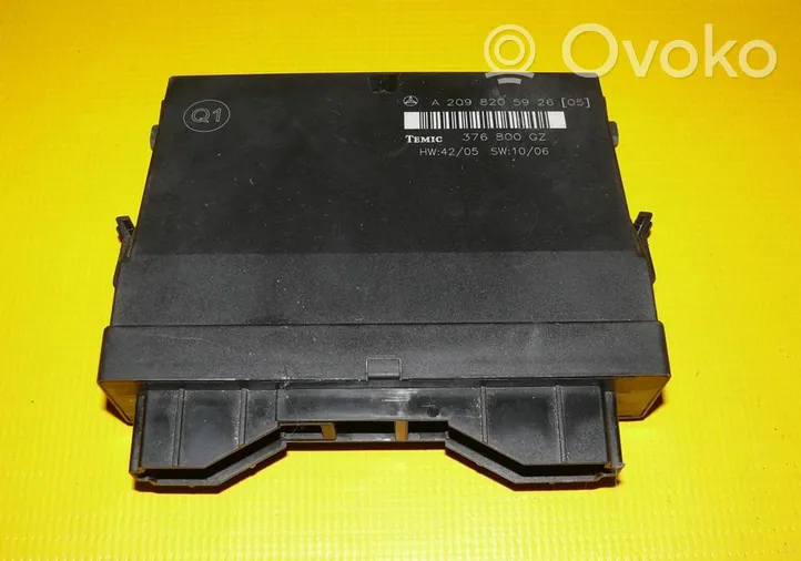 Mercedes-Benz CLK A209 C209 Module confort A2098205926