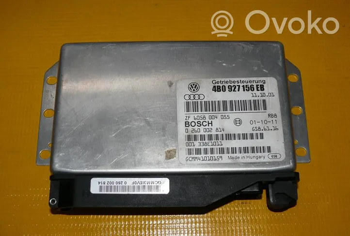 Audi A6 S6 C5 4B Module de contrôle de boîte de vitesses ECU 4B0927156EB