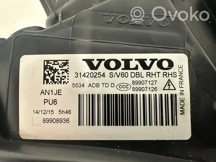 Volvo S60 Priekinis žibintas 31420254