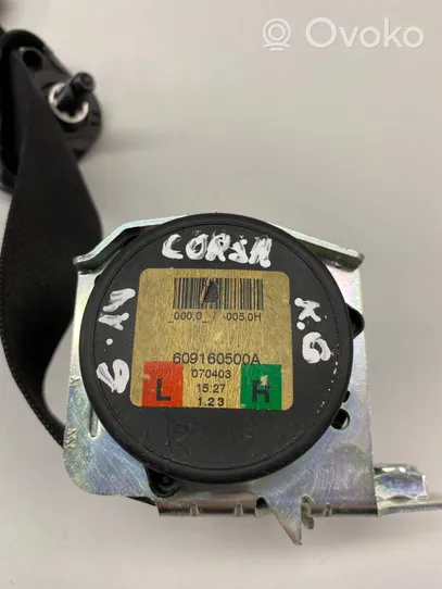 Opel Corsa D Ceinture de sécurité arrière 609160500A