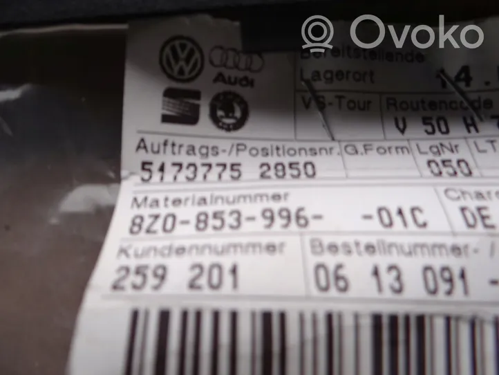 Audi A2 Autres éléments de garniture marchepied 8Z0853996