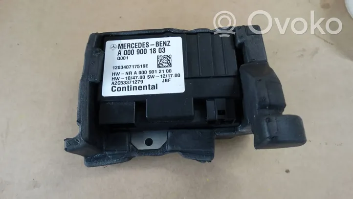 Mercedes-Benz A W176 Unité de commande / module de pompe à carburant A0009001803