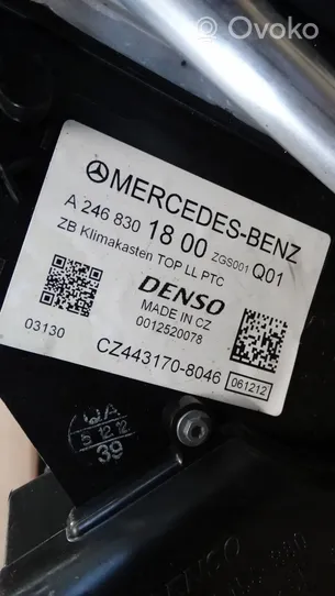 Mercedes-Benz A W176 Sisälämmityksen ilmastoinnin korin kokoonpano A2468301800