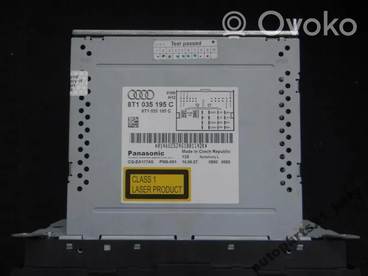 Audi A5 8T 8F Radio/CD/DVD/GPS-pääyksikkö 8T1035195C