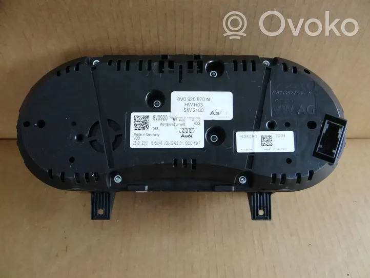 Audi A3 S3 8V Tachimetro (quadro strumenti) 8V0920870N