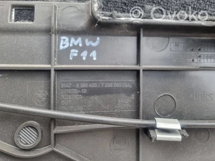 BMW 5 F10 F11 Kita bagažinės apdailos detalė 9168495