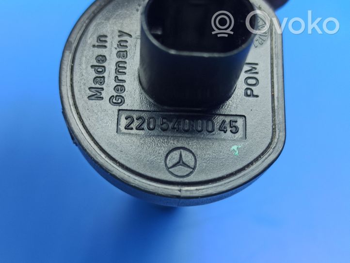 Mercedes-Benz E W211 Sensore di livello liquido lavavetri parabrezza 2205400045