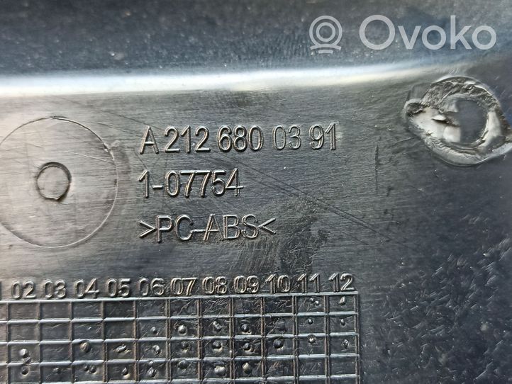 Mercedes-Benz E W212 Schowek deski rozdzielczej / Komplet A2126800391