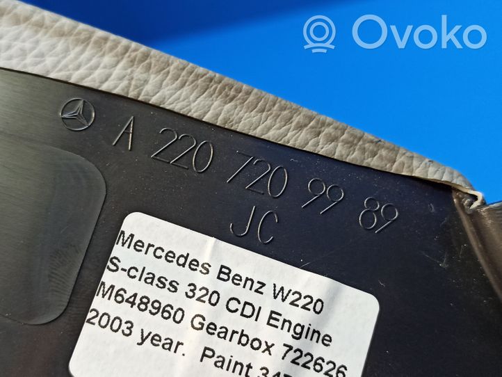 Mercedes-Benz S W220 Muu etuoven verhoiluelementti A2207209989