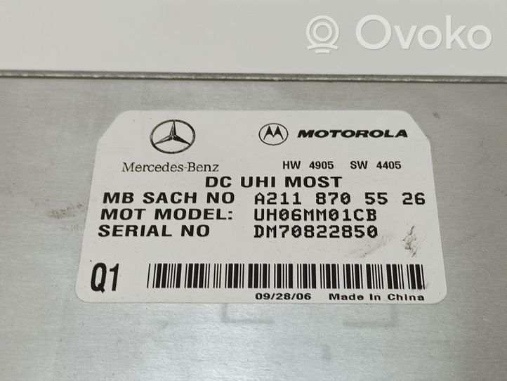 Mercedes-Benz ML W164 Telefono valdymo blokas A2118705526