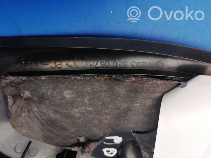 Mercedes-Benz C W203 Rivestimento estremità laterale del cruscotto A2036800678