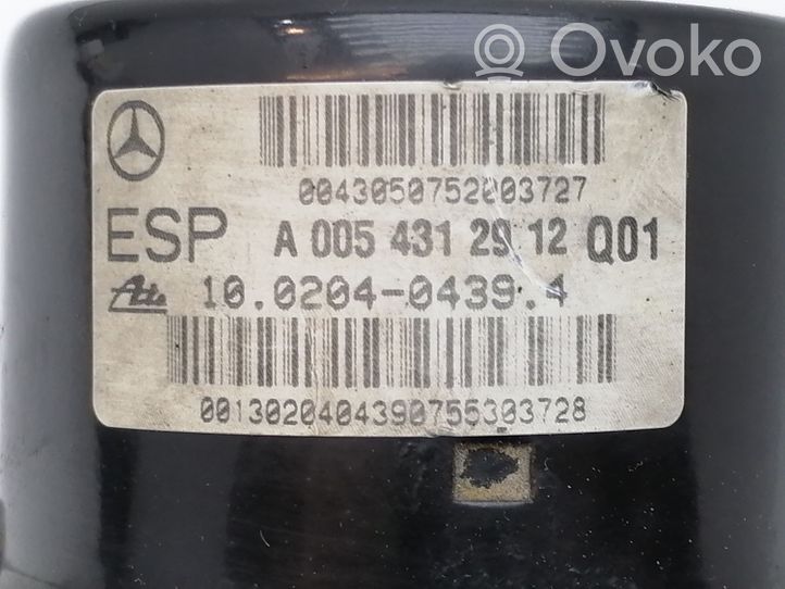 Mercedes-Benz C W203 ABS-pumppu A0345457732