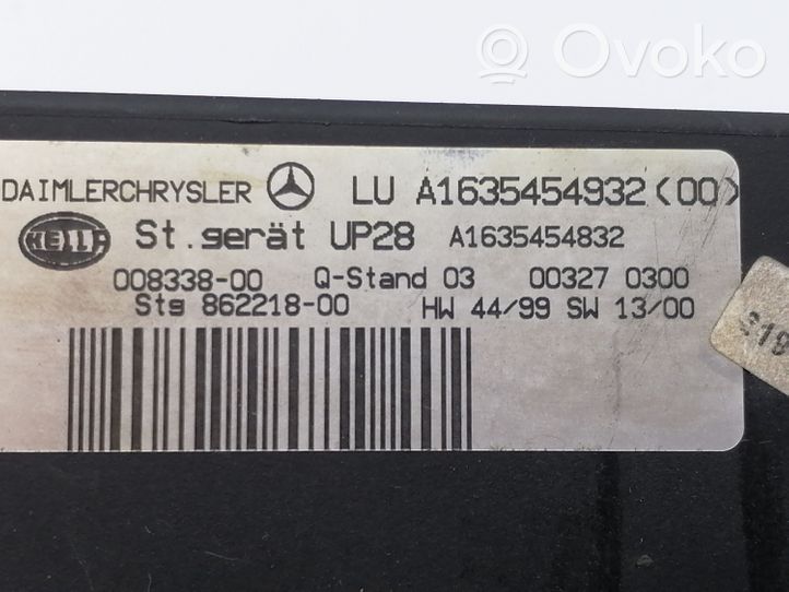 Mercedes-Benz ML W163 Kiti valdymo blokai/ moduliai A1635454932